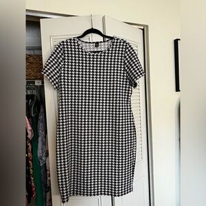 Women’s printed business casual dress